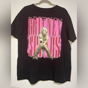 Britney Spears Official Black Short Sleeve T Shirt Size XL